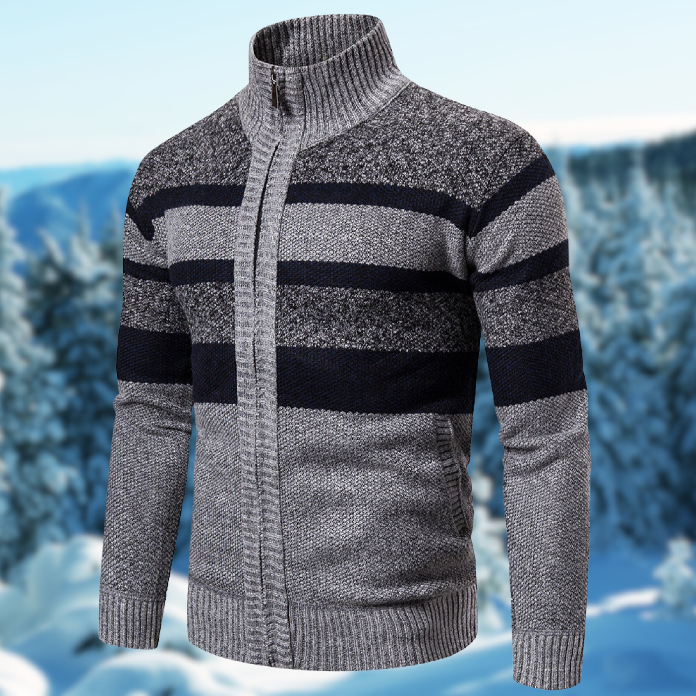Orlando | Maglione invernale da uomo con design elegante a righe