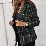 Elena | Blazer a quadri autunnale e senza tempo da donna