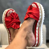 SCARLET | Sandali estivi chic con fiocco alla moda per l'estate