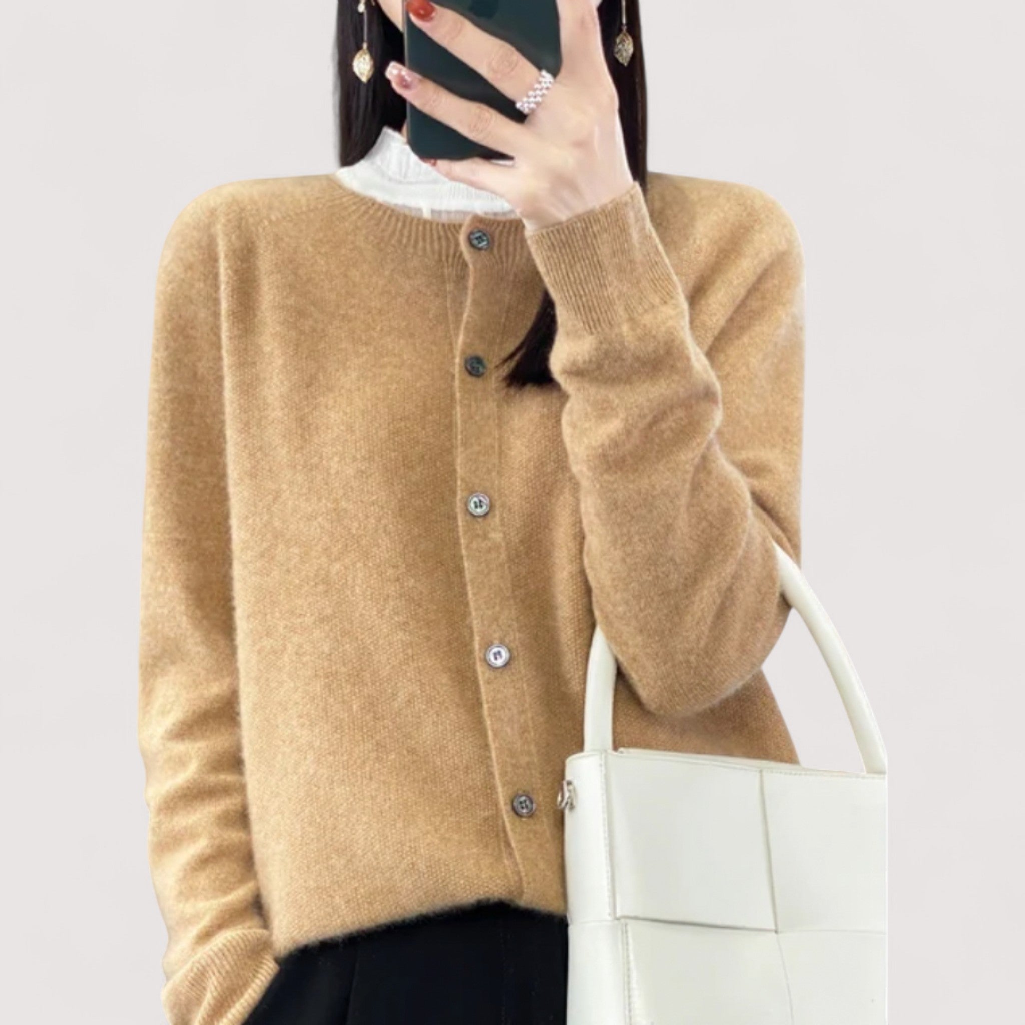 Darija™ – Morbido cardigan con bottoni