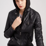 Karina | Giacca autunnale da motociclista da donna versatile e dalla vestibilità lusinghiera