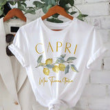 Natalia | T-shirt Capri Design estivo senza sforzo ed eleganza