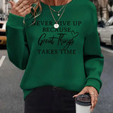 Stella | T-shirt autunnale alla moda con grafica sorprendente delle lettere