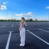 Eleganti pantaloni cargo da donna con pratiche tasche di AYLA per l'autunno