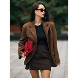 Capucinemin | Blazer leggero autunnale da donna | Manica lunga