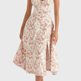 Betania | Abito a corsetto midi autunnale comodo ed elegante