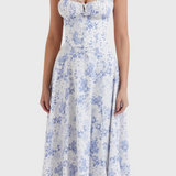 Betania | Abito a corsetto midi autunnale comodo ed elegante