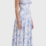 Betania | Abito a corsetto midi autunnale comodo ed elegante