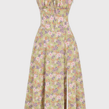 Betania | Abito a corsetto midi autunnale comodo ed elegante