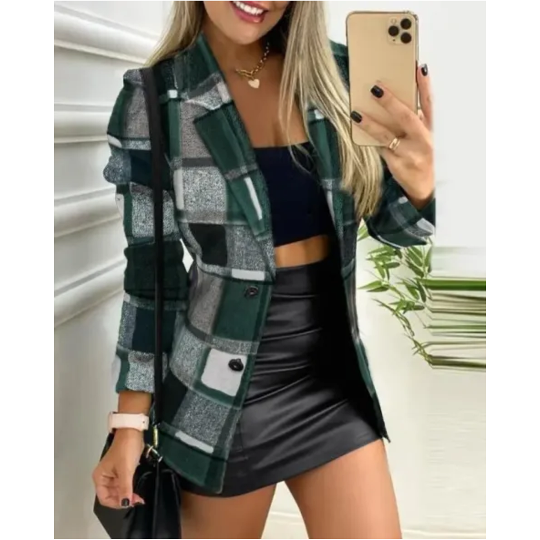 Lunaram | Blazer lungo autunnale da donna | Leggero