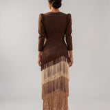 Sofia | Abito con Frange Elegante