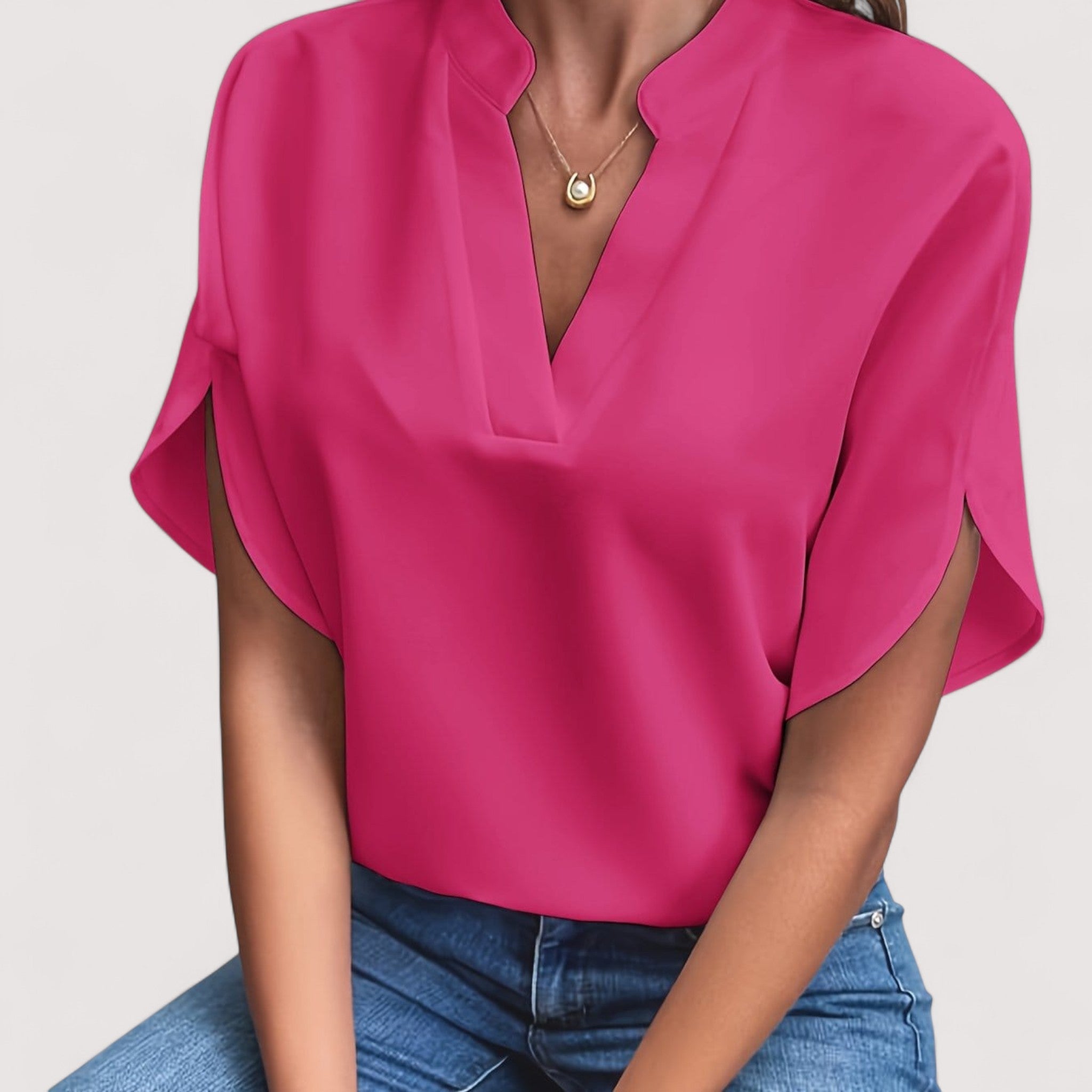 Rosmarie™ | Blusa Drappeggiata