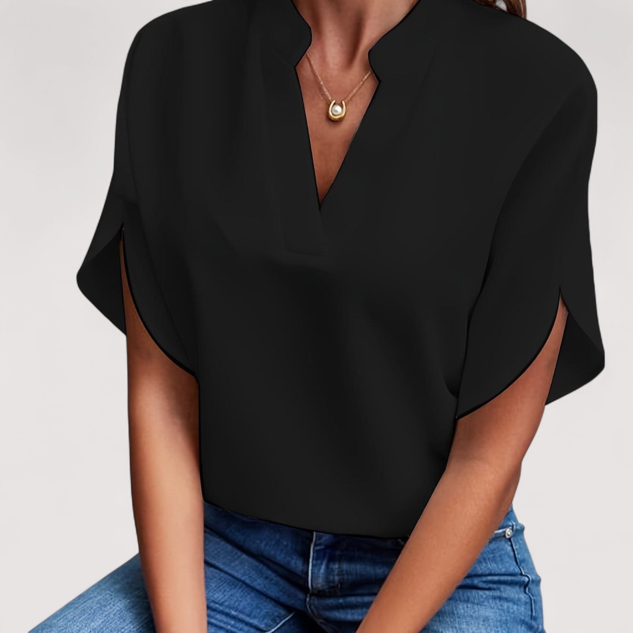 Rosmarie™ | Blusa Drappeggiata
