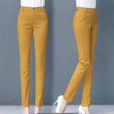 JANE | Pantaloni elasticizzati autunnali a vita alta per donne curvy