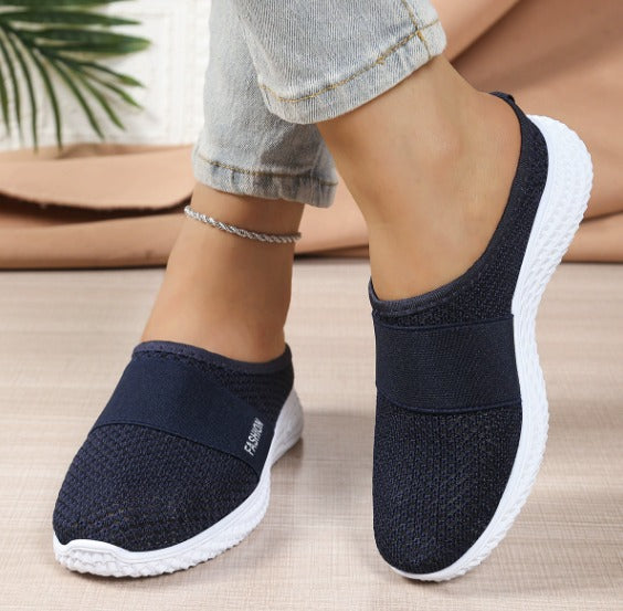 Eleganti sneakers slip-on estive da donna con comoda chiusura in velcro di RINA