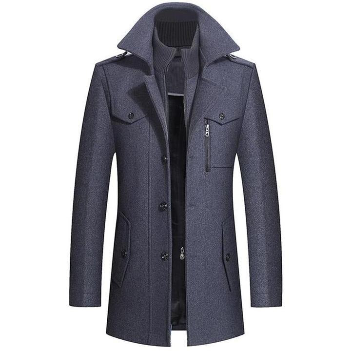 Edoardo | Elegante cappotto invernale in lana da uomo