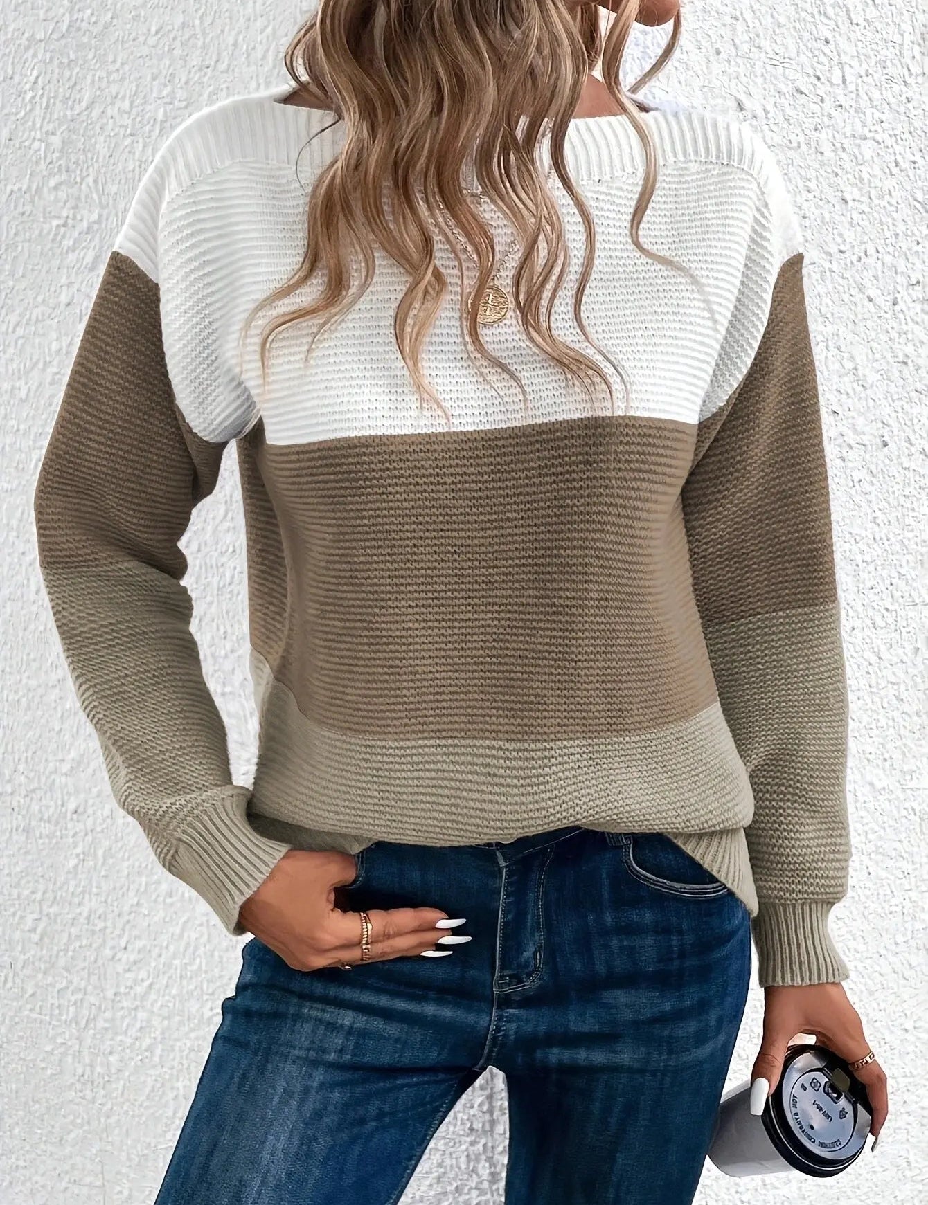 YASMINE | Maglione chic lavorato a maglia autunnale con stile
