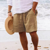 Pantaloni Corti in Lino Estivi Eleganti per Uomini - Devon