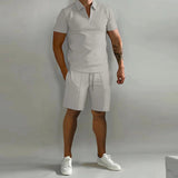 Rinnova il tuo look estivo: polo e pantaloncini da uomo HENRY in due pezzi