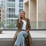 CAPPOTTO MIDI LEOPARDATO