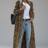 CAPPOTTO MIDI LEOPARDATO
