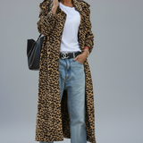 CAPPOTTO MIDI LEOPARDATO