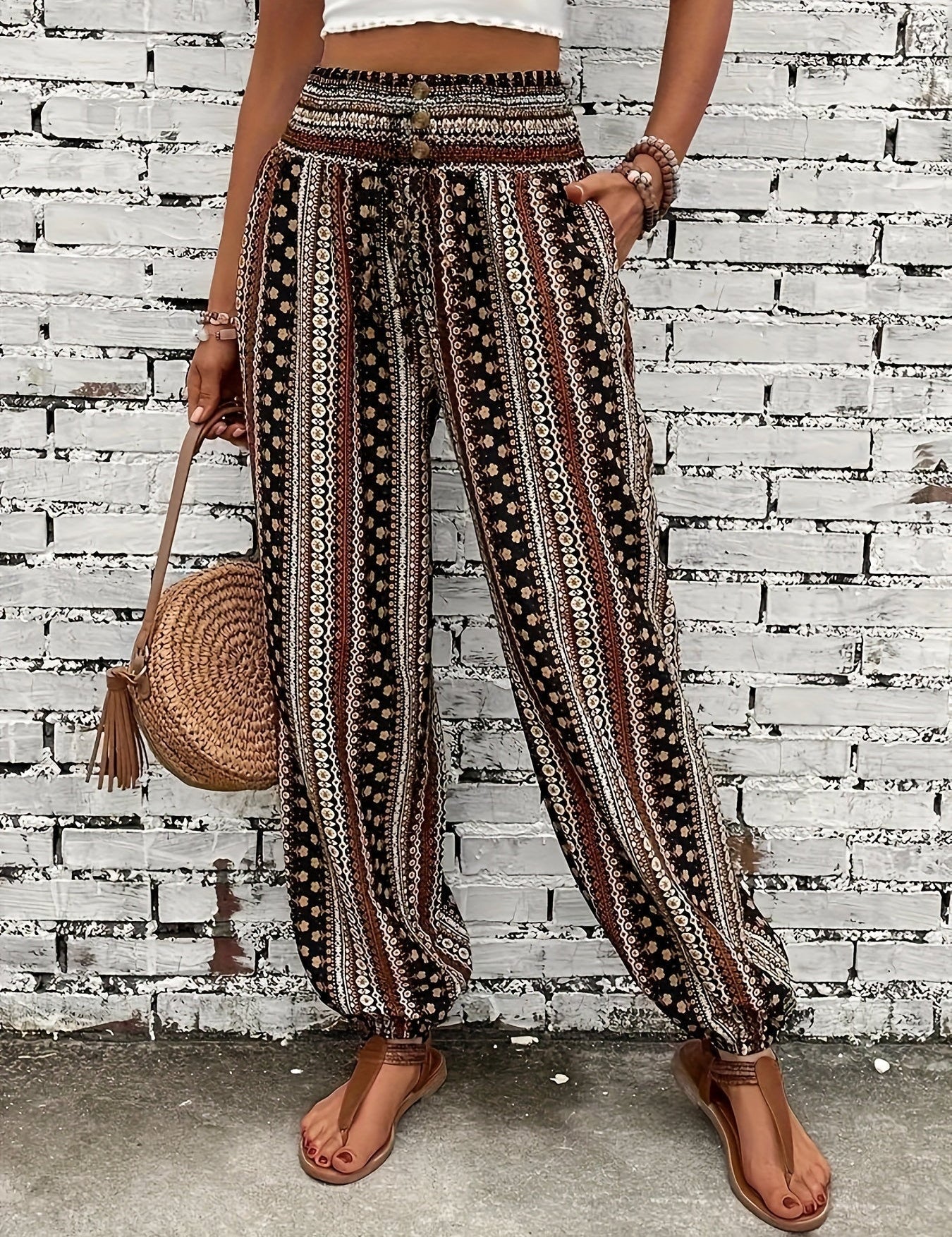 ItalianRiley | Pantaloni stampati a vita alta: abbraccia lo spirito estivo Boho