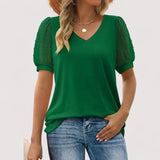 Ilse™ | Top trasparente con scollatura a V