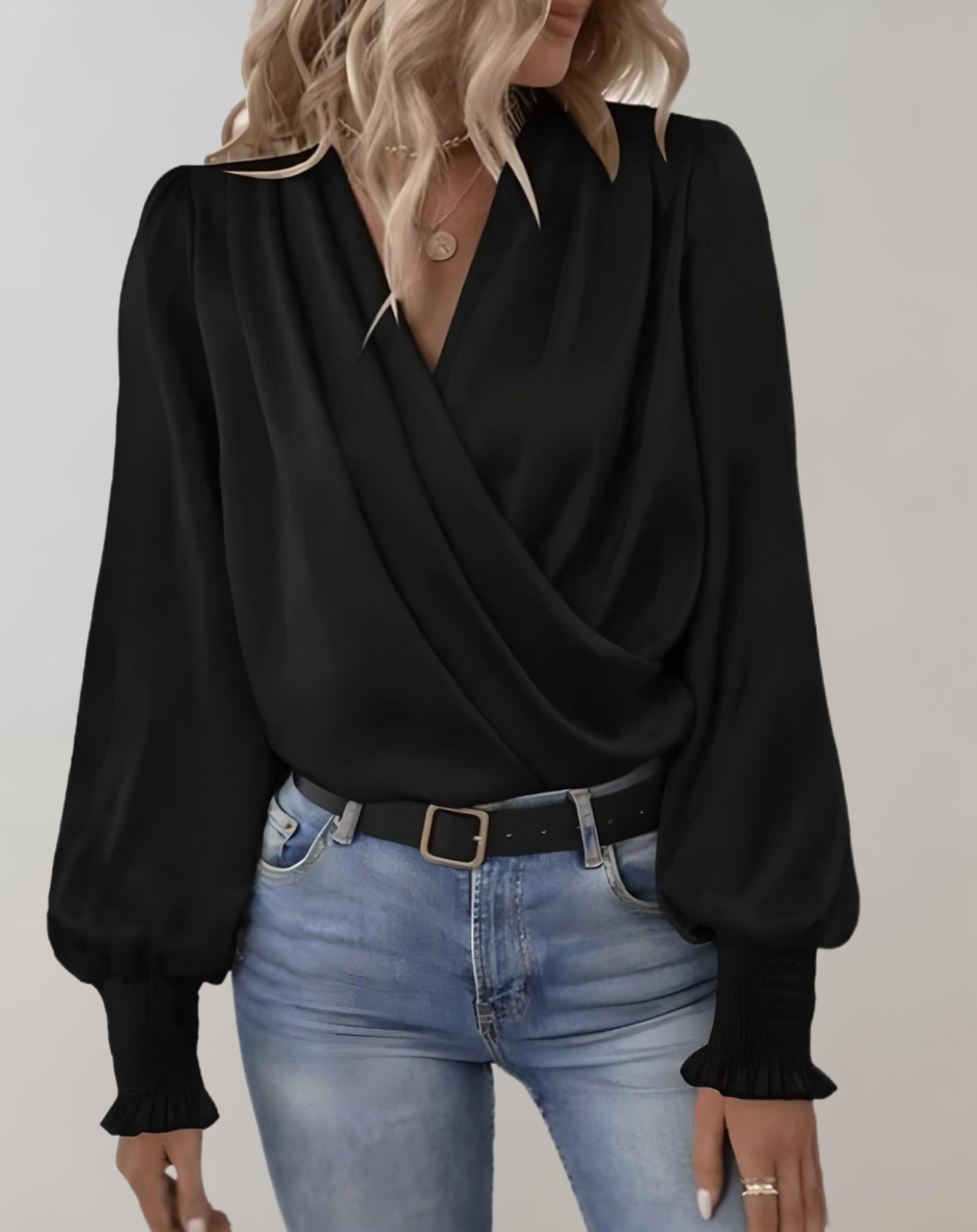ItalianKat | Camicetta autunnale elegante e comoda a maniche lunghe