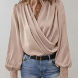 ItalianKat | Camicetta autunnale elegante e comoda a maniche lunghe