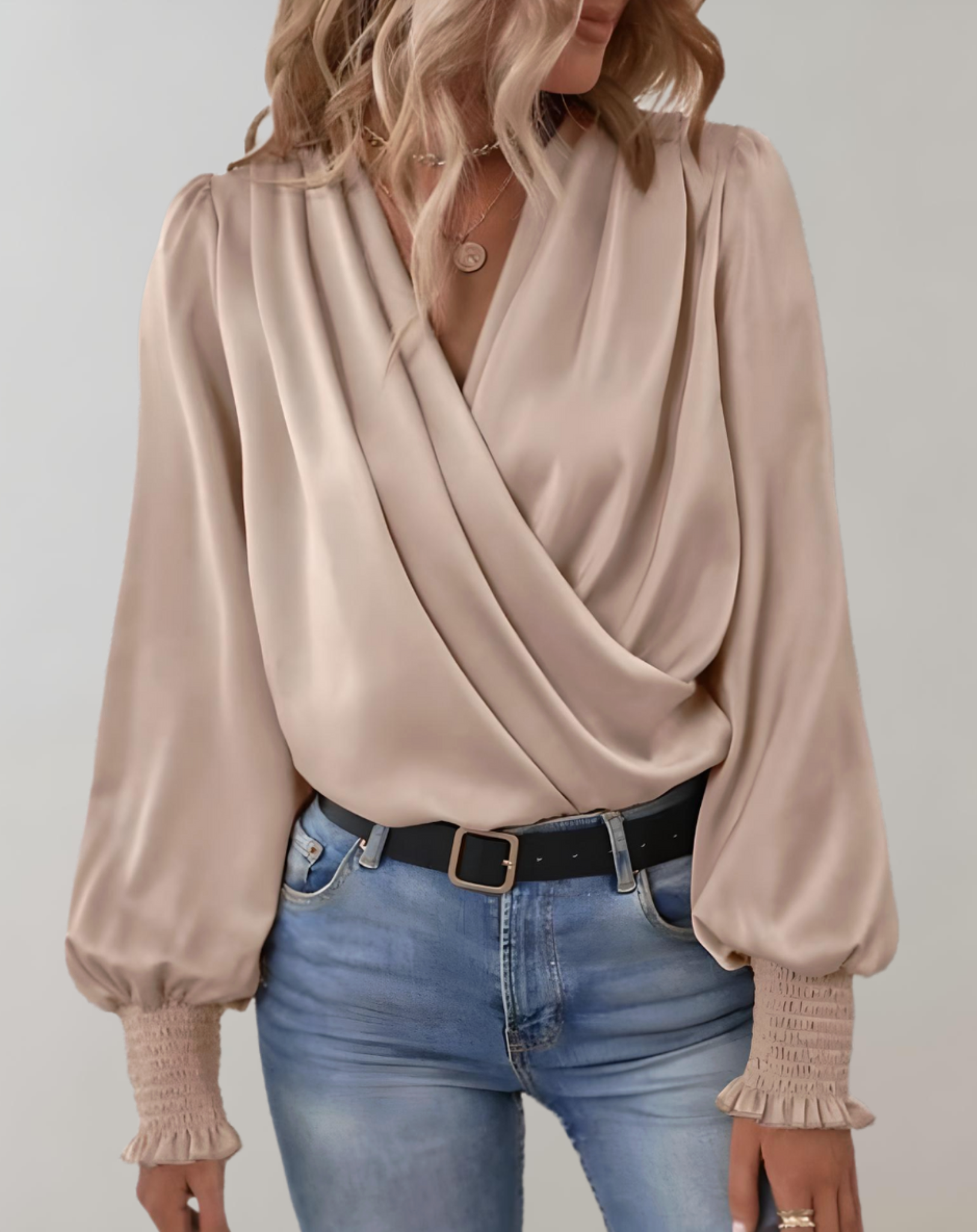 ItalianKat | Camicetta autunnale elegante e comoda a maniche lunghe