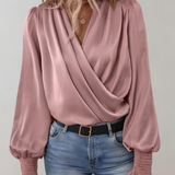 ItalianKat | Camicetta autunnale elegante e comoda a maniche lunghe