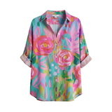 Annika™ | Blusa colorata con stampa