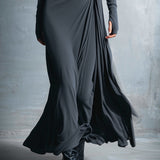 Noemi | Abito maxi con nodo laterale