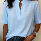 Lunvessa | Camicia a Maniche Corte Relaxed