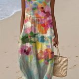 Mirte - Abito midi multicolore versatile