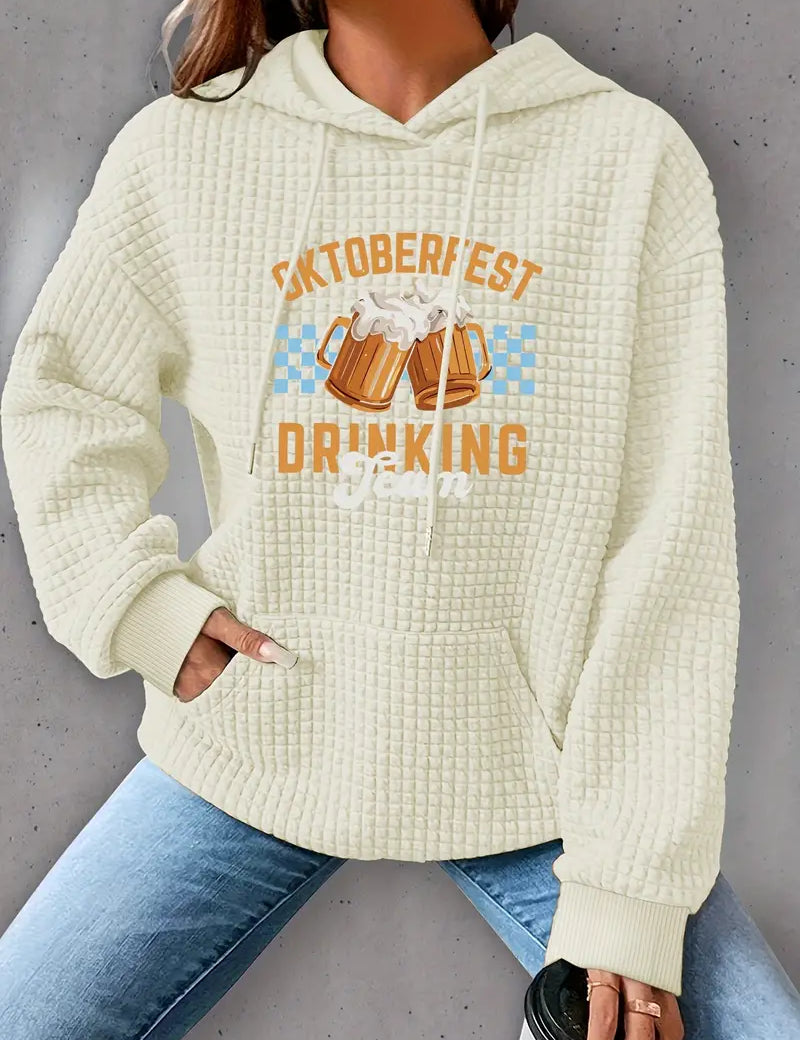 Lotti | Felpa con cappuccio da donna dalla vestibilità rilassata, ispirata all'autunno