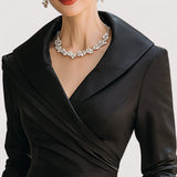 Lorenza™ | Midi-Satin-Abito