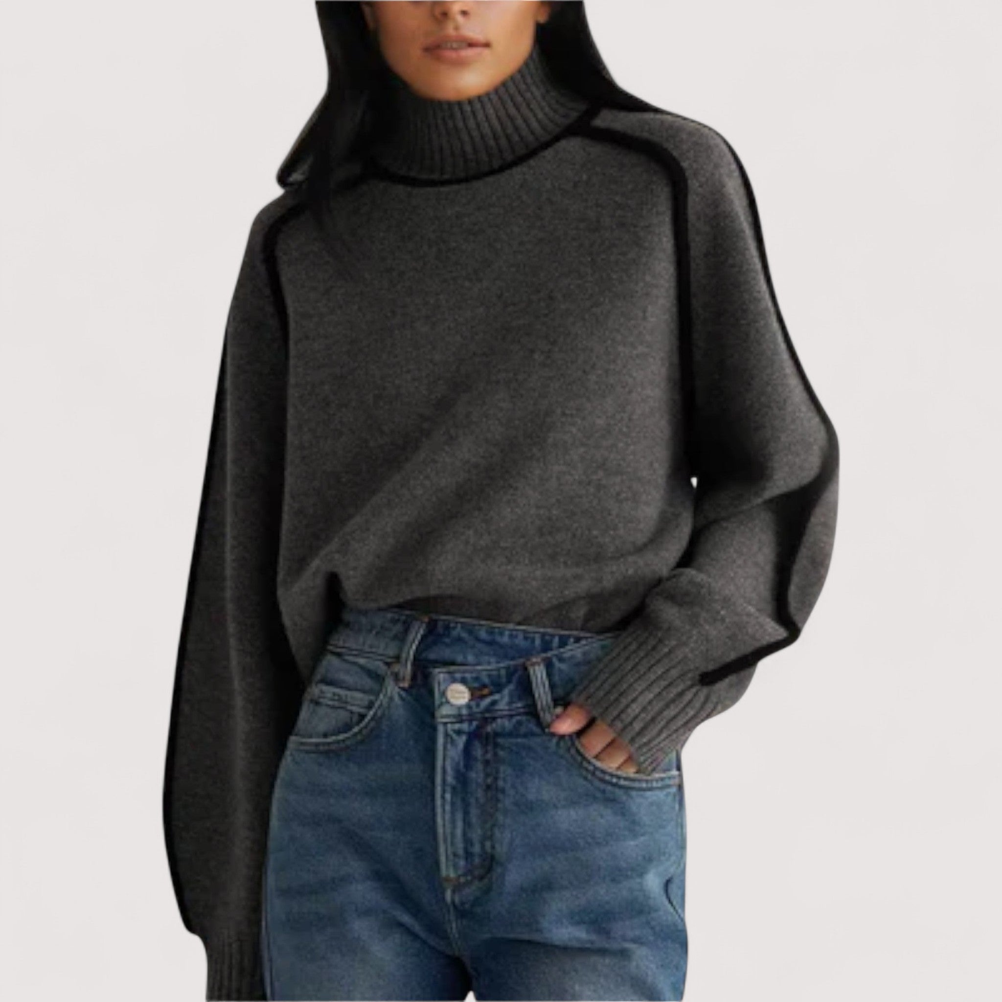 Gianina™ | Maglione a collo alto morbido e elegante