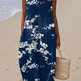 Tess – Elegante abito midi con motivo floreale