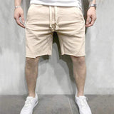 Short estivi mentali maschili - miscela di cotone leggero - Fit rilassato - lunghezza del ginocchio con tasche