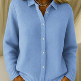 Maeve™ | Cardigan Classico in Maglia con Bottoni