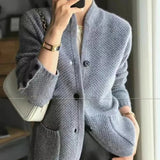 Monica | Cardigan invernale caldo, elegante e senza tempo