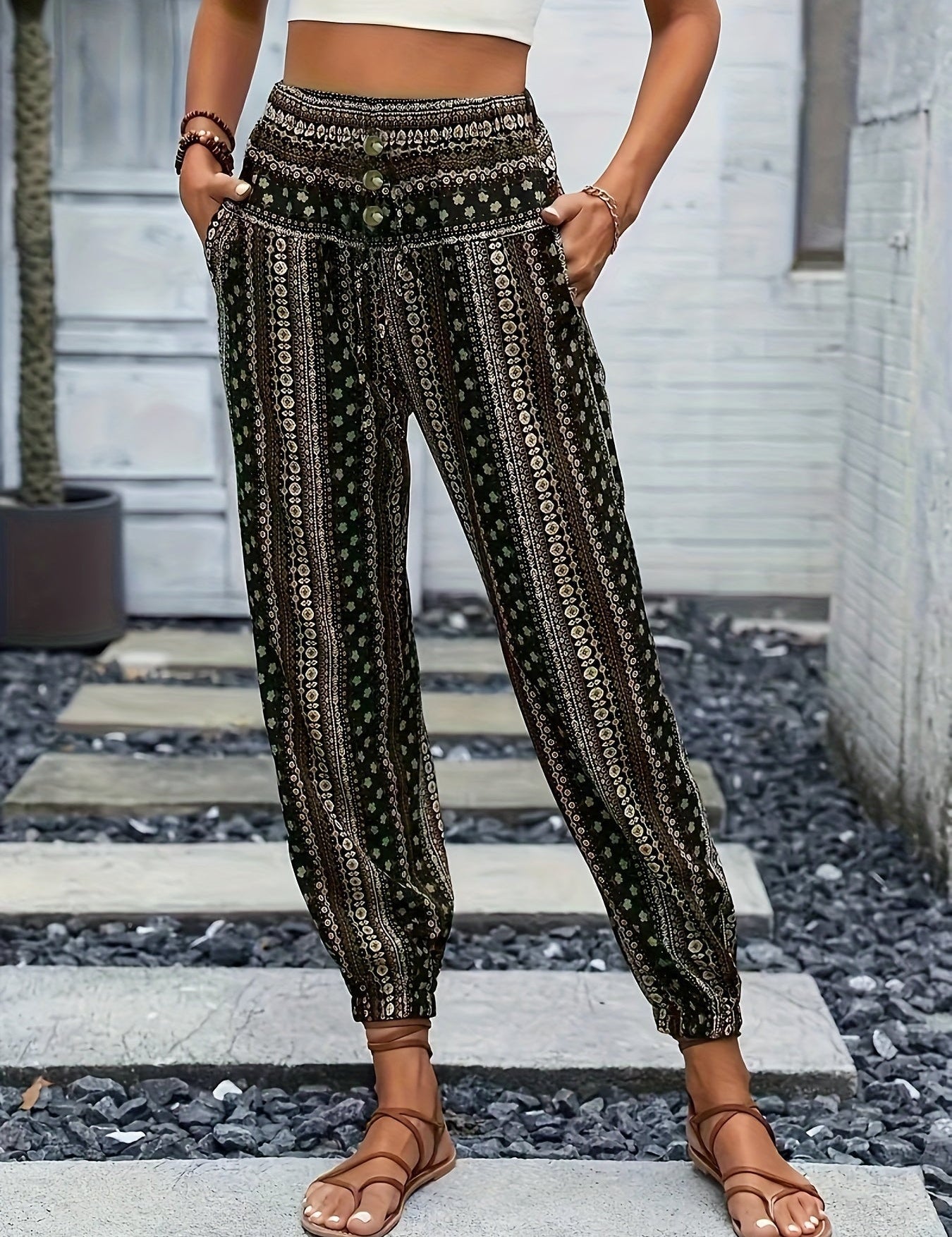 ItalianRiley | Pantaloni stampati a vita alta: abbraccia lo spirito estivo Boho
