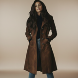 CAPPOTTO LUNGO IN SUEDE | TOP BESTSELLER