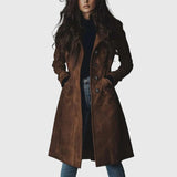 CAPPOTTO LUNGO IN SUEDE | TOP BESTSELLER