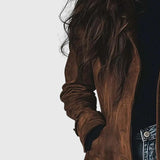 CAPPOTTO LUNGO IN SUEDE | TOP BESTSELLER