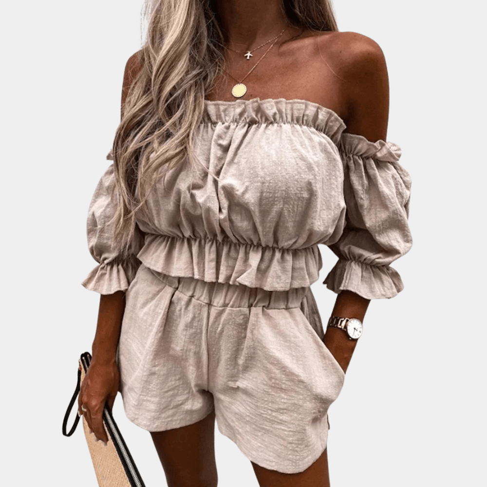 ILDA | Completo estivo chic con spalle scoperte