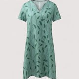 Jeanne™ | Vestito con scollo a V e stampa