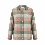 Isabel™ | Camicetta a quadri in maglia in tonalità tenui